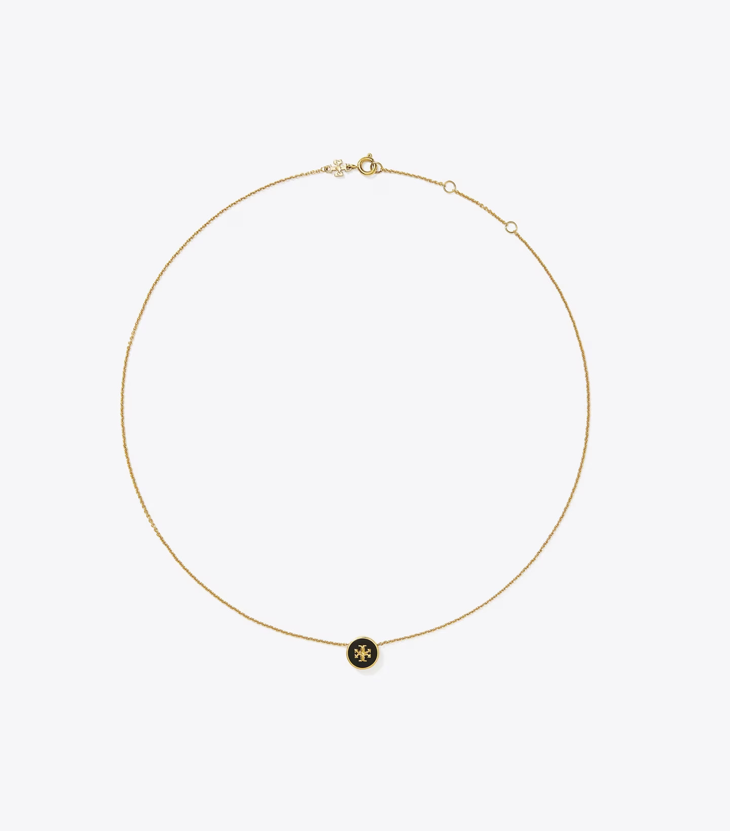 KIRA ENAMEL PENDANT NECKLACE | Tory Burch (US)