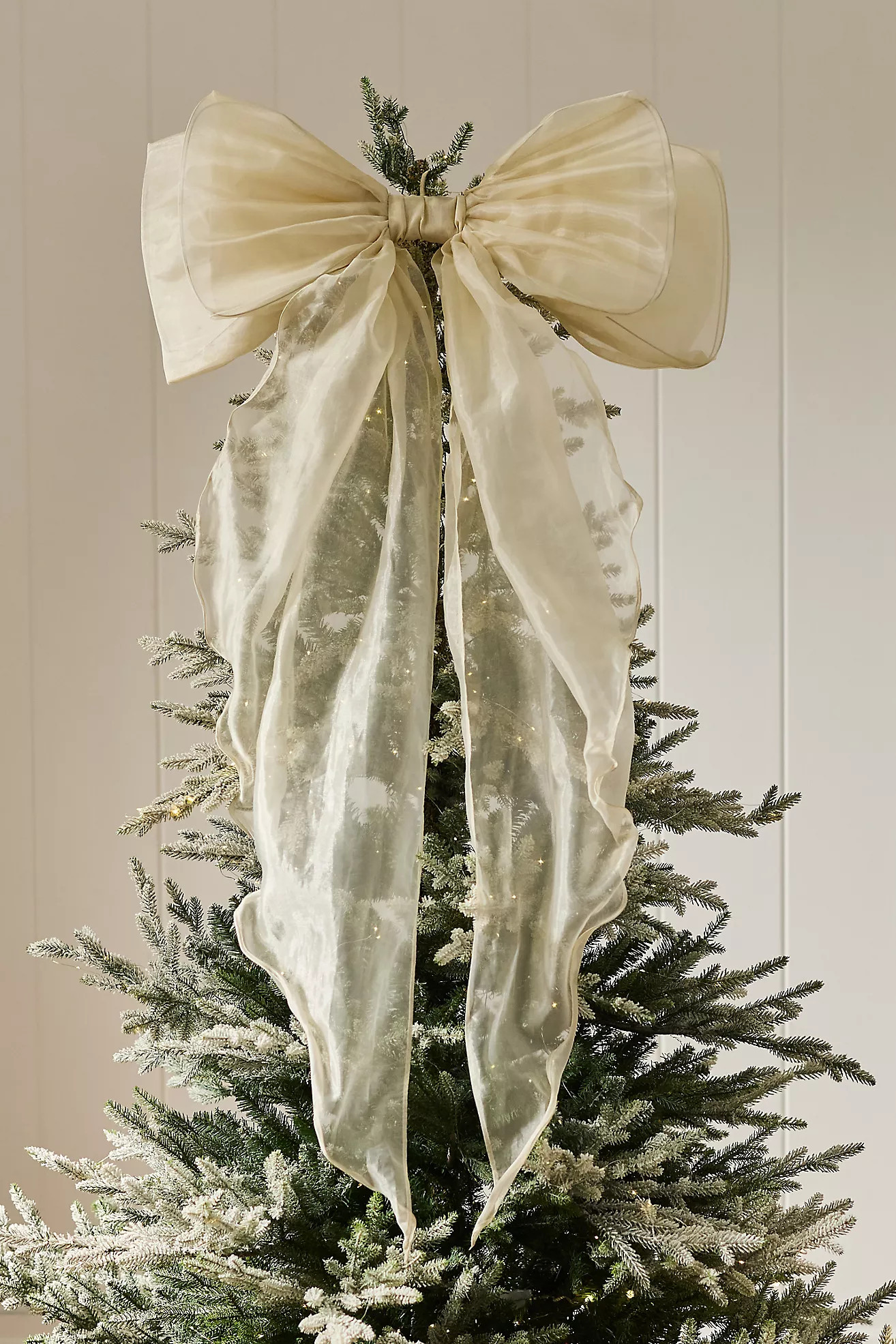 Organza Bow Tree Topper | Anthropologie (US)
