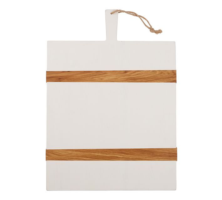 White Reclaimed Pine Wood Cheese Boards | Pottery Barn (US)