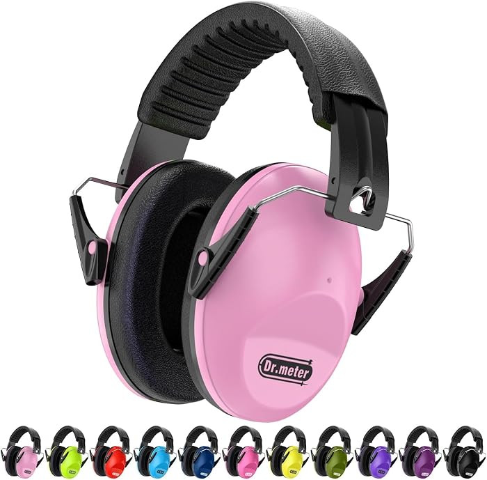 Dr.meter Noise Cancelling Headphones for Kids: SNR27.4 Kids Ear Protection Earmuffs with Adjustab... | Amazon (US)