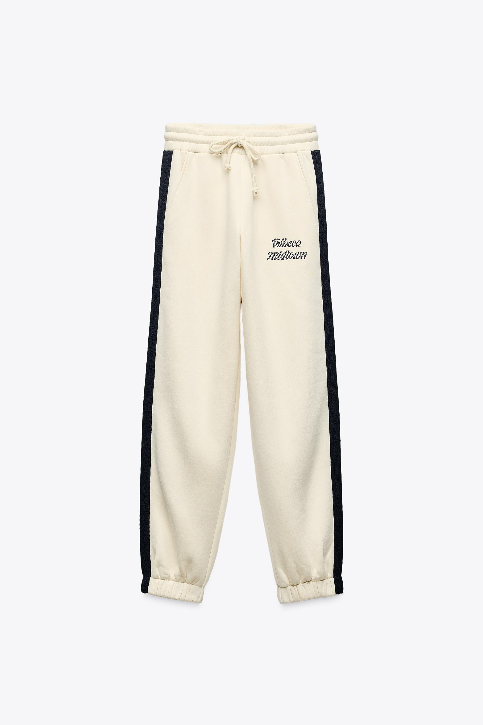 JOGGING TROUSERS WITH SLOGAN | Zara UK