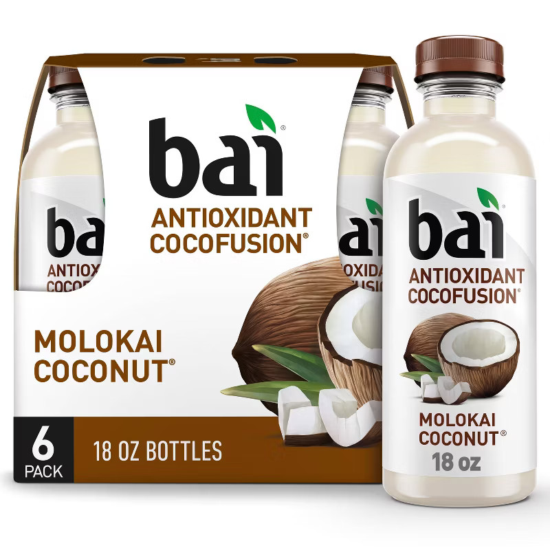 Bai Molokai Coconut Antioxidant Water - 6pk/18 fl oz Bottles | Target
