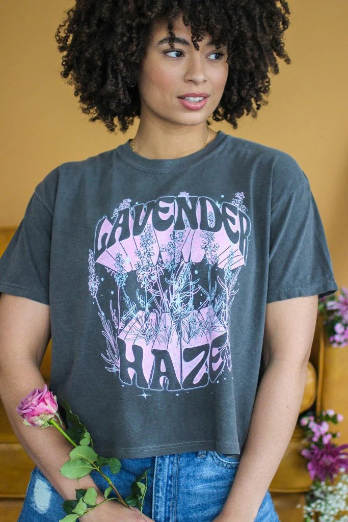 Lavender Haze Concert Crop | Girl Tribe Co.
