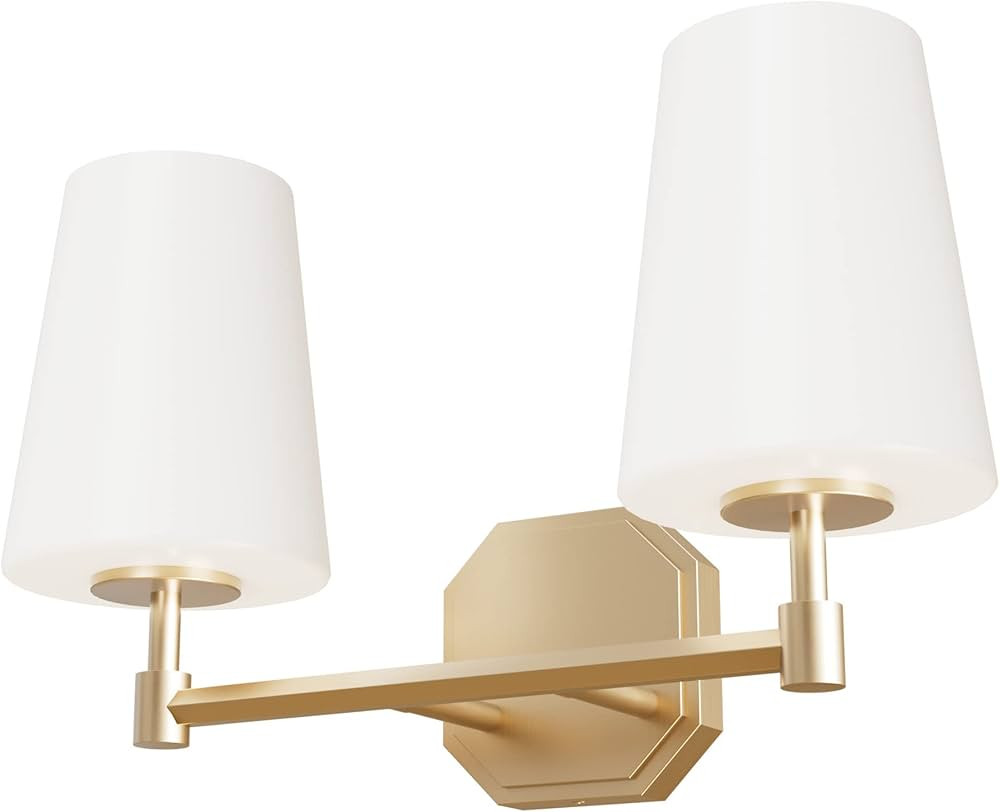 Hunter Fan Company 19880 Nolita Vanity Lighting, Alturas Gold | Amazon (US)