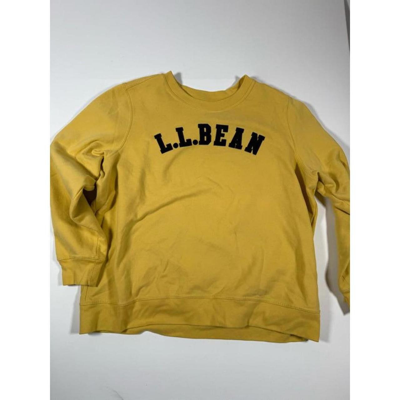L. L.Bean Men's Sweater - Yellow/Black - XXL | Depop US