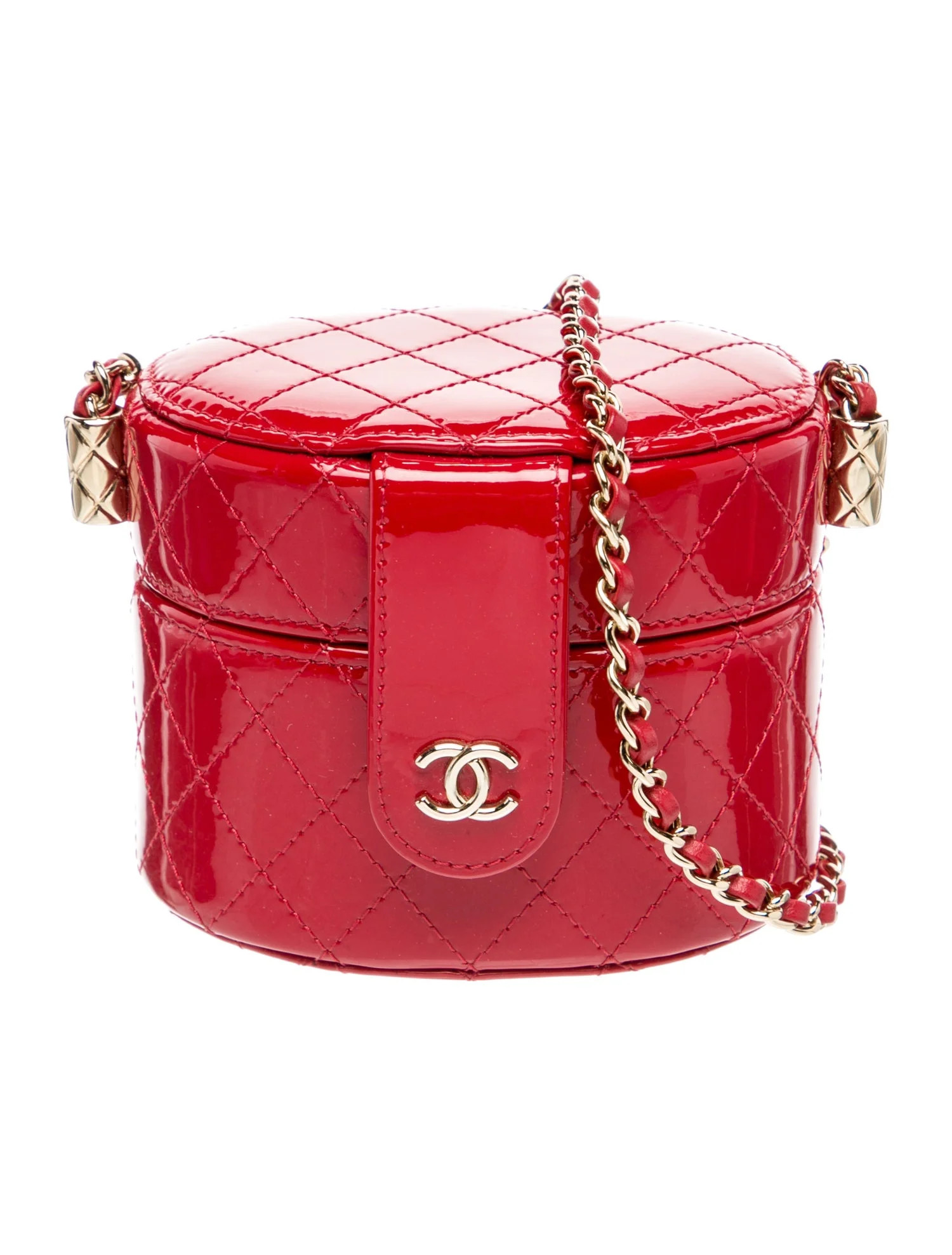Round Vanity Clutch w/ Chain | The RealReal
