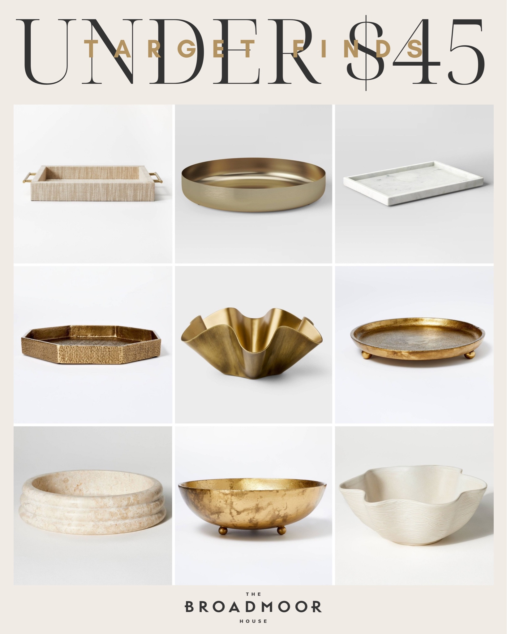 Home decor under $45! 

Home decor, shelf decor, decorative bowl, marble tray, gold decor, look for less, target, target home, target find 

#LTKStyleTip #LTKFindsUnder50 #LTKHome