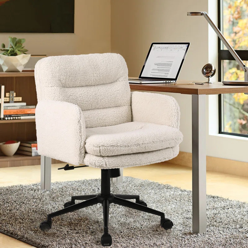 Jaythan Upholstered Office Chair Desk Chair Home Office Task Chair With Armrest | Wayfair North America