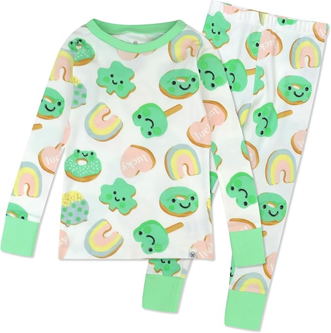 HonestBaby 2-Piece Pajamas Sleepwear PJs 100% Organic Cotton for Infant Baby and Toddler Boys' & ... | Amazon (US)