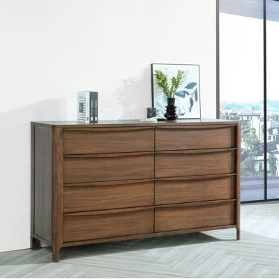 8-drawer Dresser Cabinet Walnut | Wayfair North America