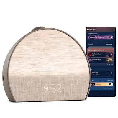 Hatch - Restore 3 Sunrise Alarm Clock, Sound Machine and Smart Light - Cocoa | Best Buy U.S.
