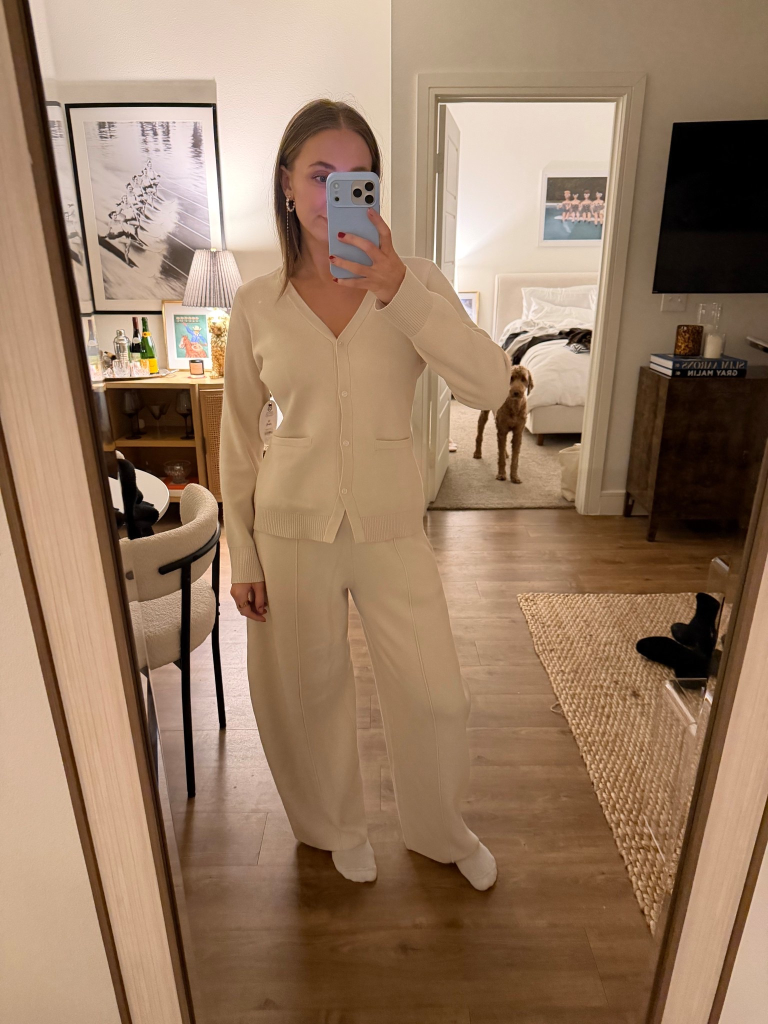 Small top and medium bottoms! Bottoms run small! 