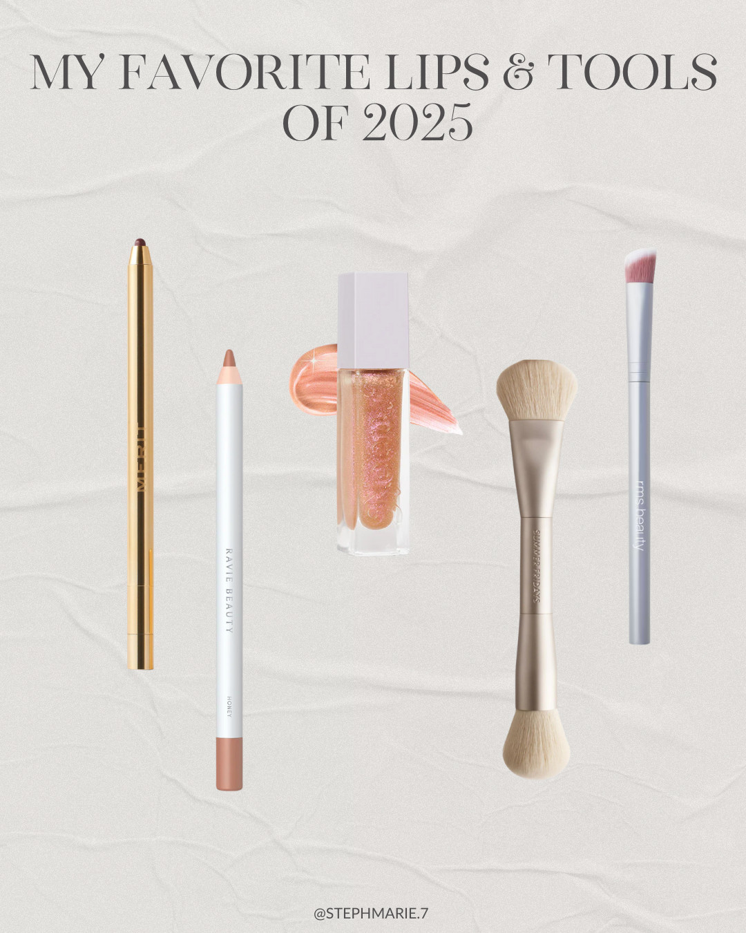 My favorite lip products and toolsof 2025! For a full review of each, follow along on YouTube 🎥 StephanieMarie  

 #LTKOver40 #LTKBeauty