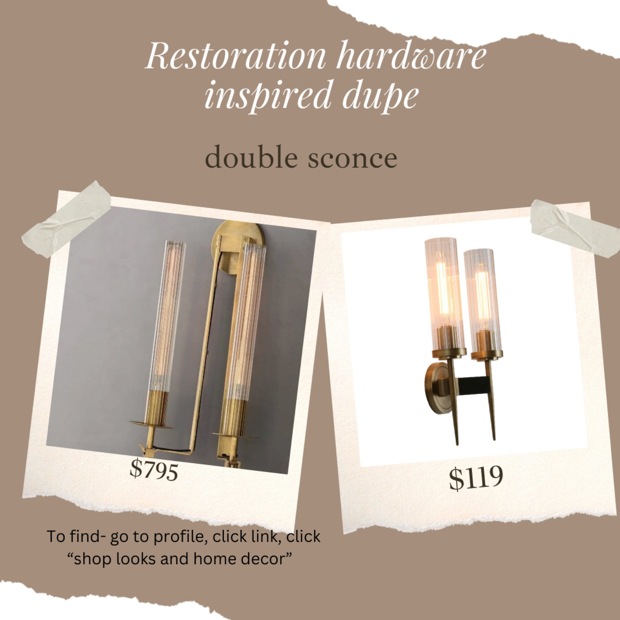 If your home doesn’t have a sconce in it, this is your sign. The quickest way to make a room have a designer and high end feel. Love this restoration hardware inspired double sconce 

Looks for less, home decor, neutral decor, modern decor, arhaus, looks for less, chandelier, accent furniture, accent chair, neutral aesthetic, arhaus, restoration hardware, sconce, moody room, moody decor, wall sconce, restoration hardware dupe 

#LTKstyletip #LTKhome #LTKsalealert