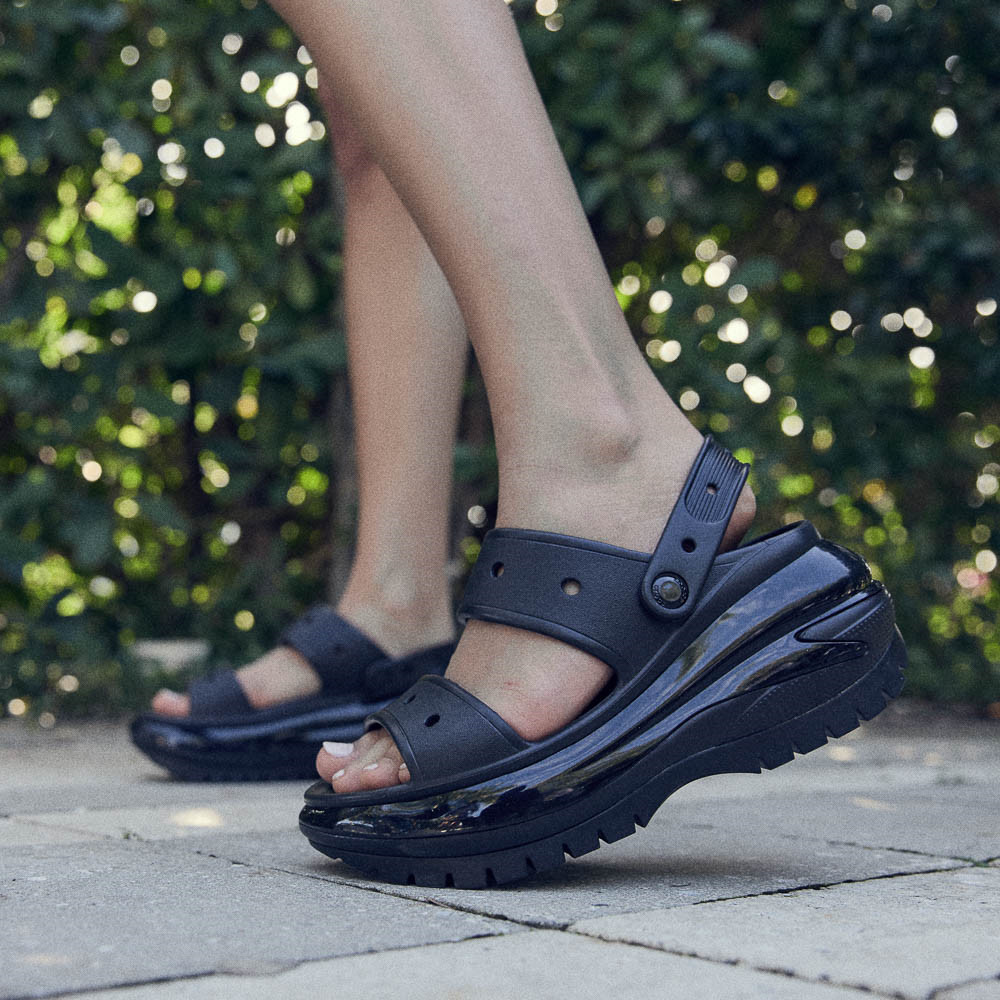 Crocs Mega Crush Sandal - Black | Journeys