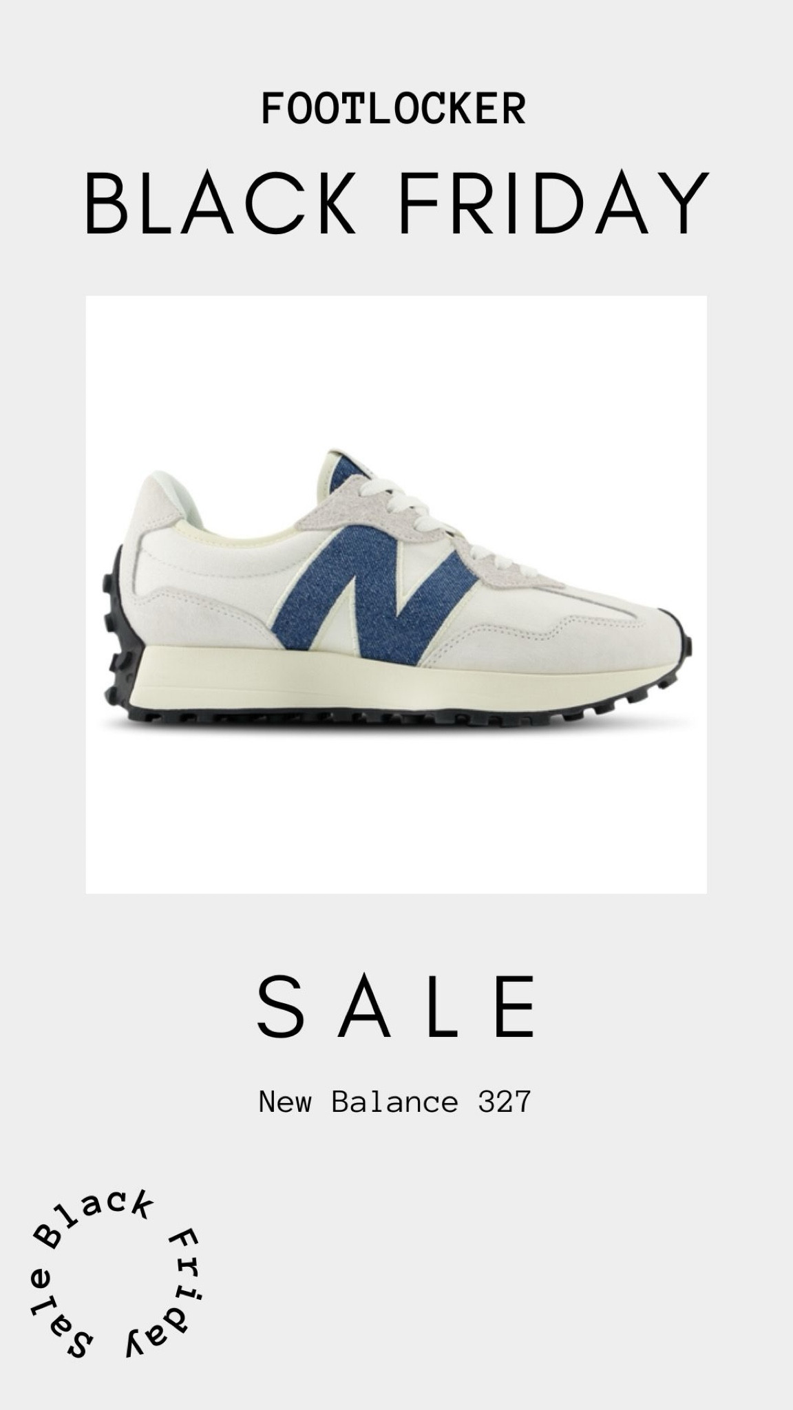 New Balance 327 Black Friday Sale

#LTKCyberWeek #LTKShoeCrush #LTKSaleAlert