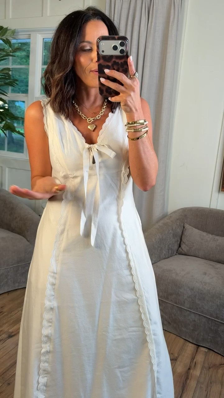 Walmart really said Anthro vibes without the Anthro price 😍🤍 this dress is SO pretty!!

#WalmartFinds #WalmartFashion #WalmartStyle #AffordableFashion #LTKFinds #LTKFashion #AnthroDupe #SummerStyle