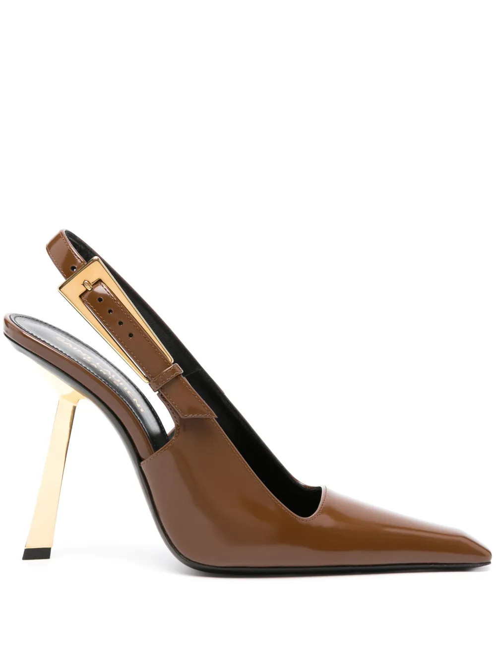 Saint Laurent Lee 110mm Slingback Pumps - Farfetch | Farfetch Global