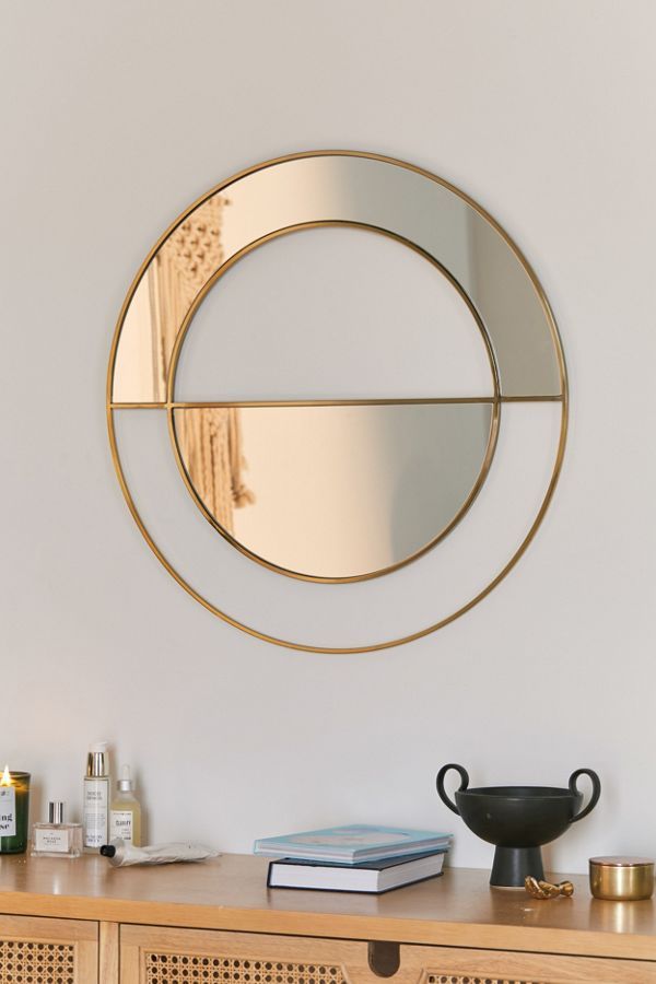 Tessa Mod Semicircle Wall Mirror | Urban Outfitters (US and RoW)