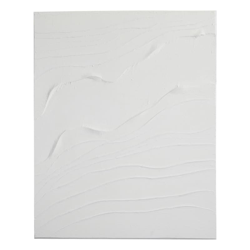 Crosby St. Gesso Monochromatic Impasto Canvas Wall Art, 31x39 | At Home