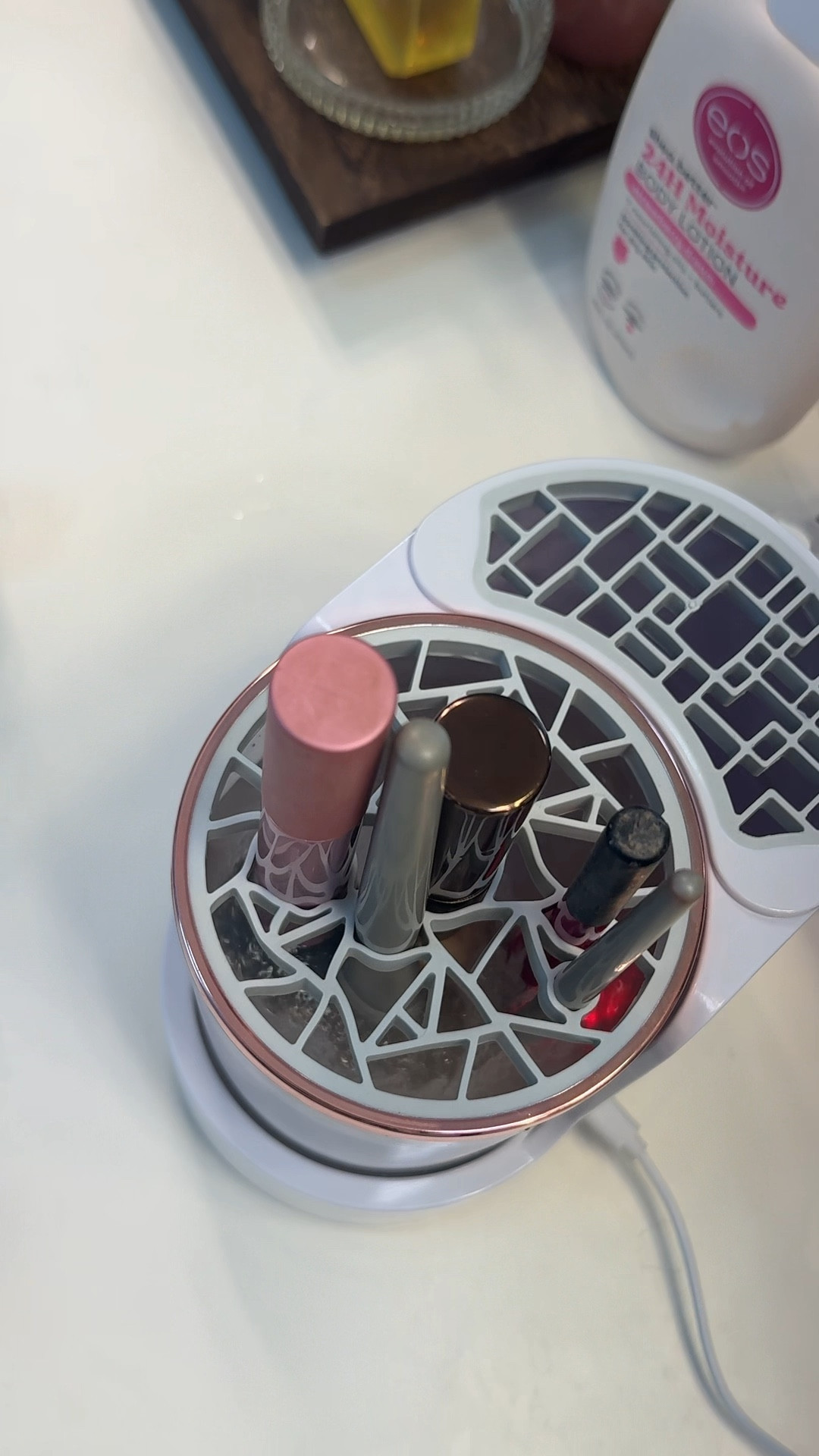 An electric makeup brush cleaner that gives your brushes a deep clean in 5 minutes! Walk away and let it work! Christmas gift, Amazon finds, Amazon beauty

#LTKSaleAlert #LTKFindsUnder50 #LTKGiftGuide