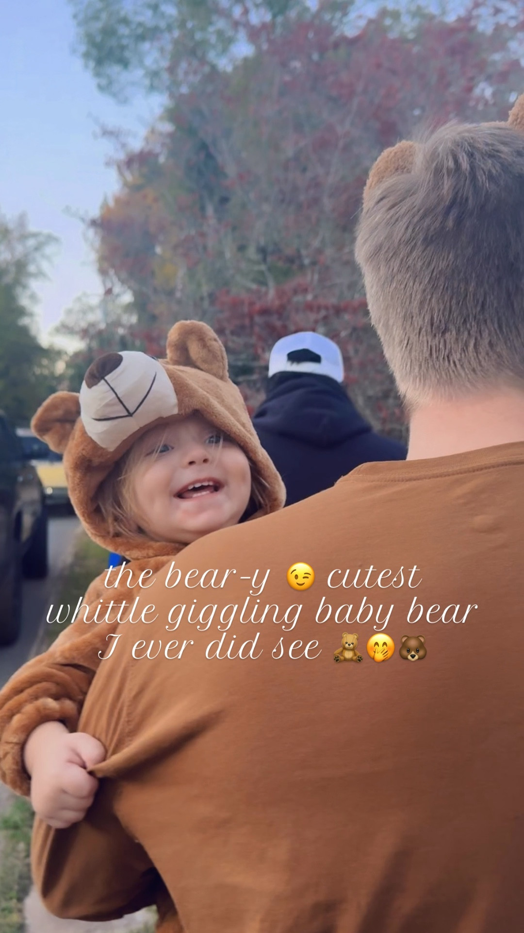 Oh just the “bear-y” 🐻😉 cutest little Halloween 🎃 trick-or-treating 🍭 memory (that deserved its own spot on my feed 🫶🏽) of our whittle bear cub 🧸 giggling 🤭 over his Papa Bear’s 🥰 shoulders that I will cherish forever!! 👶🏼 Oh how we love and adore you, our precious baby bear!!! 🤎 Happy “Friday Eve,” y’all!! 🍁✨ #cutestthingever #ourlittlebabybear #babybearcub #babybearforhalloween #cutenessoverload #halloweenmemory #halloweennight #trickortreating #halloween2025 #halloweencostume2025 #familyhalloweencostume #littlebearfamily #halloweentrickortreating #trickortreatingwithlittles 

| Motherhood | Country Living | Homemaker | Stay at Home Mom | Joyful Motherhood | Faith | Baby and Toddler Days | Boy Mama x 2 | SAHM | These are the Days | Life with a Baby and Toddler | Full Hands Fuller Hearts | Fall with Littles | Halloween Memories | Halloween with Littles | Halloween Costumes | Family Halloween Costume | Halloween 2025 | Little Bear Family Costume

…

#emilysayswes #judsoncarpentermabry #levirhettmabry #familyoffour #mommyblogger #stayathomemommy #boymamax2 #mommyblogger #sahm #mamaoftwo #stayathomemom #fallfun #halloweenmemories #LTKFall #LTKfamily #LTKBaby @shop.ltk 