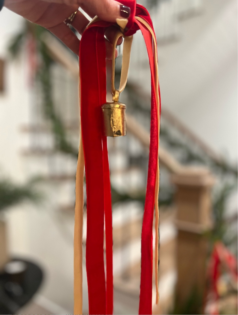 Ribbon and bells. 

Holiday decor, ribbon, bells, Christmas home 

#LTKHome #LTKSeasonal #LTKHoliday