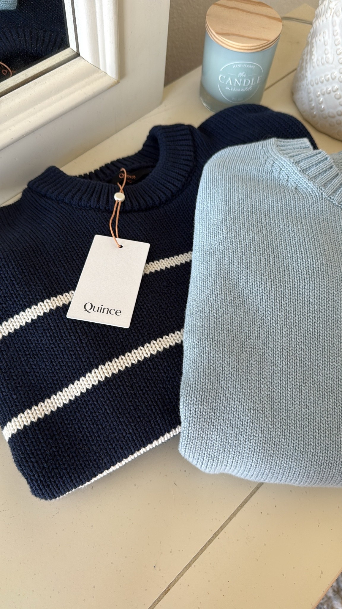 Quince sweaters for Summer!

100% organic cotton striped crew sweater and 100% organic cotton boyfriend crew sweater - sized up to a small in both. These are perfect for cooler summer days and layering over Summer dresses

Quince sweater, organic cotton clothing, summer outfit ideas, lake outfit, Quince organic cotton, Quince new arrivals

#LTKootd #LTKSeasonal #LTKgrwm