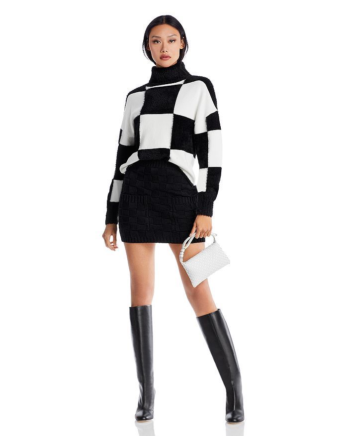 Benny Checkerboard Turtleneck Sweater - 150th Anniversary Exclusive Exclusive | Bloomingdale's (US)