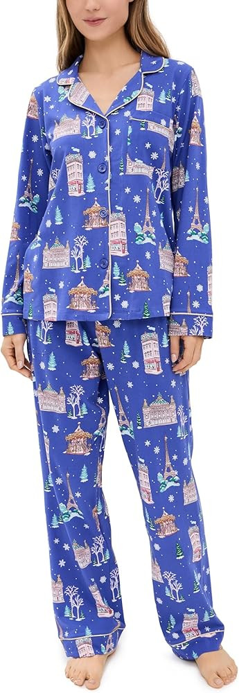 Bedhead PJs Women's Long Sleeve Classic Cotton Knit Pajama Set | Amazon (US)