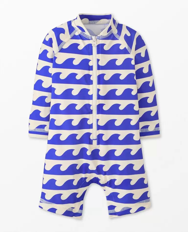 Baby Print Long Sleeve Rash Guard Swimsuit | Hanna Andersson