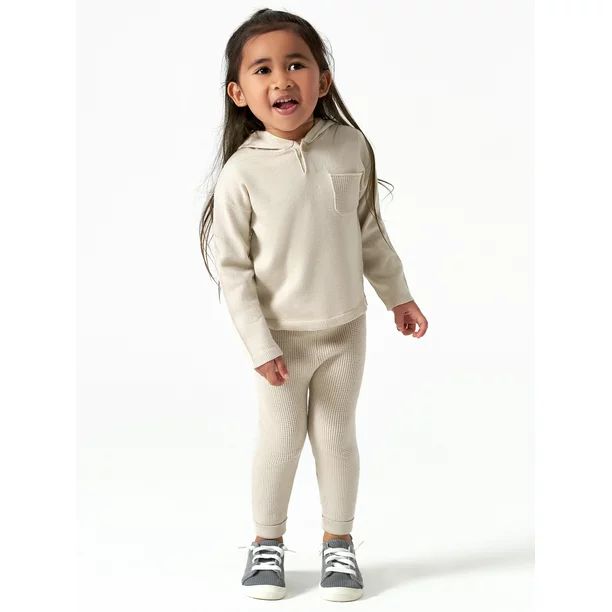 Modern Moments by Gerber Baby & Toddler Boy or Girl Gender Neutral Sweater Knit Hoodie & Pant, 2-... | Walmart (US)