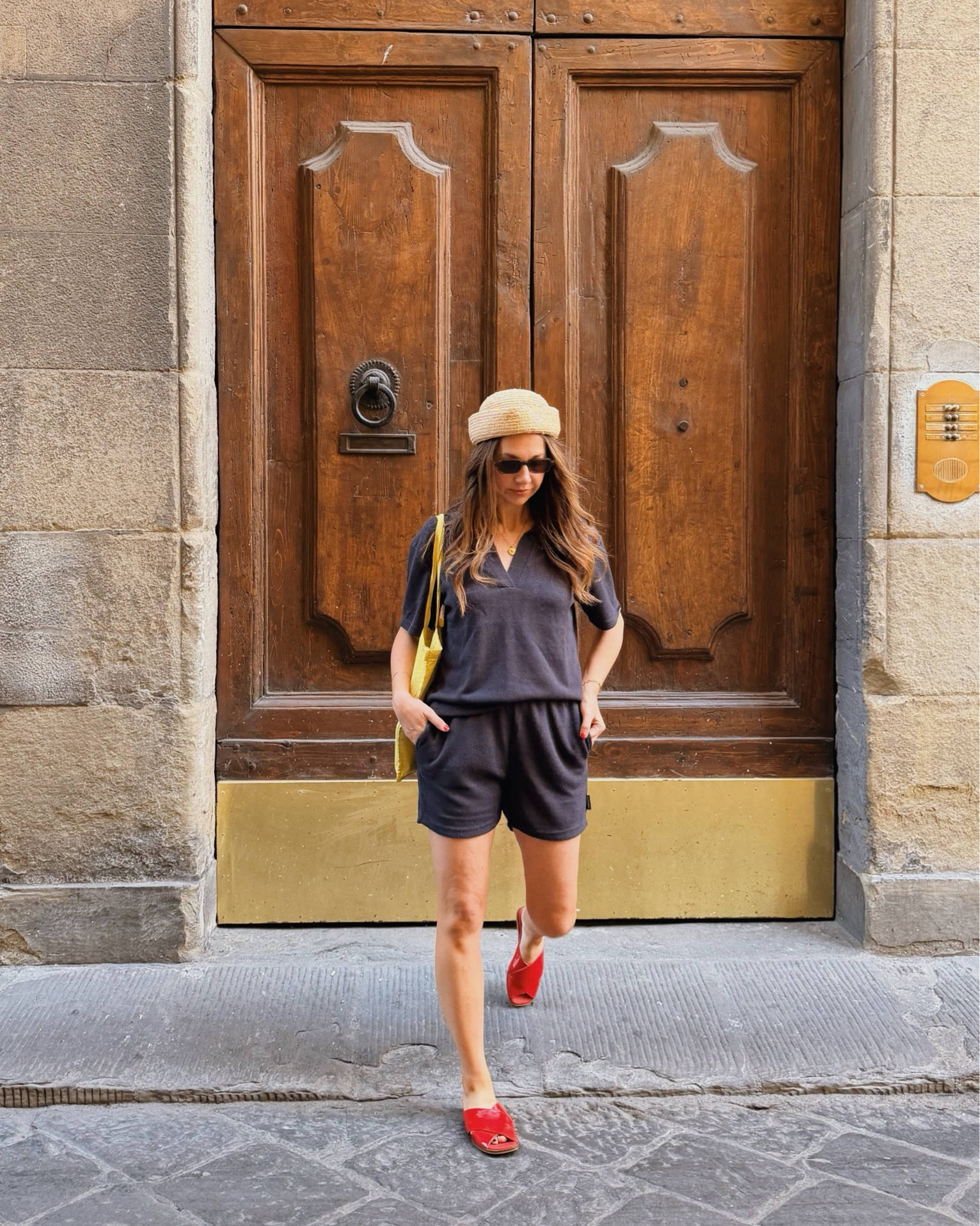 Proof easy summer dressing doesn’t have to be boring…

Vintage navy knit set from @LOVALL 
#gifted

#LTKuk #LTKsummer #LTKeurope