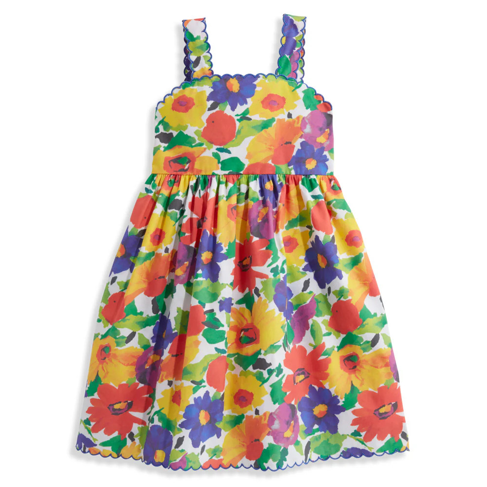 Frances Valentine Scalloped Open Back Dress | bella bliss 