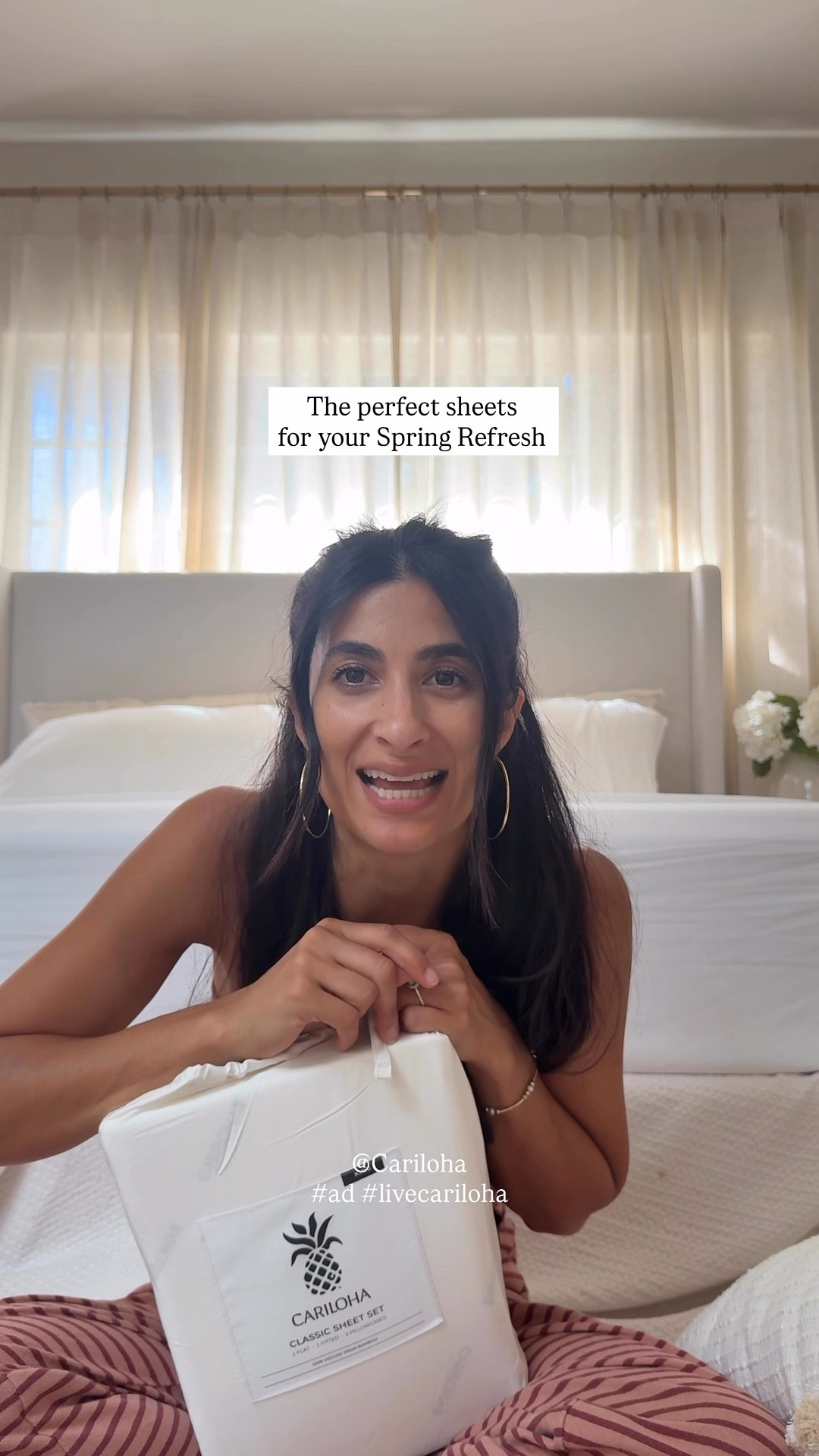 The softest sheets!!! These @cariloha sheets stay nice and cool during the warmer months, perfect for a spring refresh to your bedding!  You can use STAGEDBYANA35 to receive 35% off sitewide, 25% off mattresses & bases. Active until May 31st! #ad #livecariloha

#LTKHome