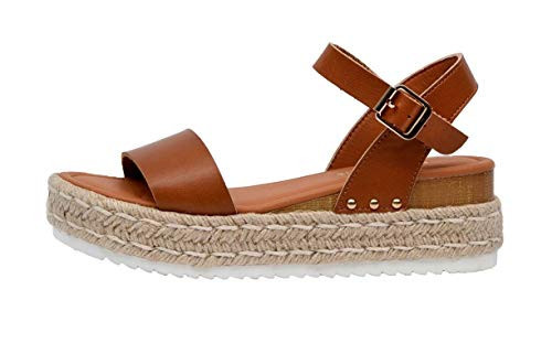 CUSHIONAIRE Melissa Espadrille Platform Sandals For Women with Adjustable Ankle Strap and Memory ... | Amazon (US)