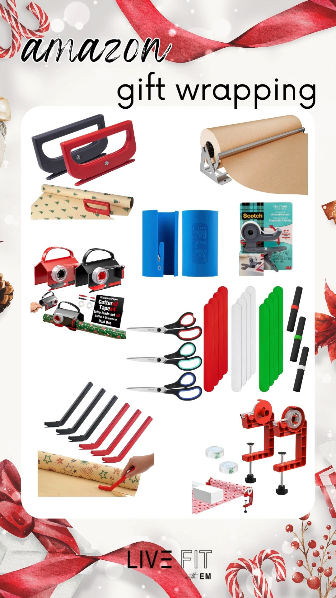 Discover the ultimate gift wrapping tools for a hassle-free festive season. From cutter sets to tape dispensers, these essentials will make your holiday wrapping a breeze. #GiftWrapping #HolidayEssentials #CraftingTools #ChristmasPrep #WrappingStation #FestiveDecor
															 

 #LTKGiftGuide #LTKHoliday #LTKSeasonal