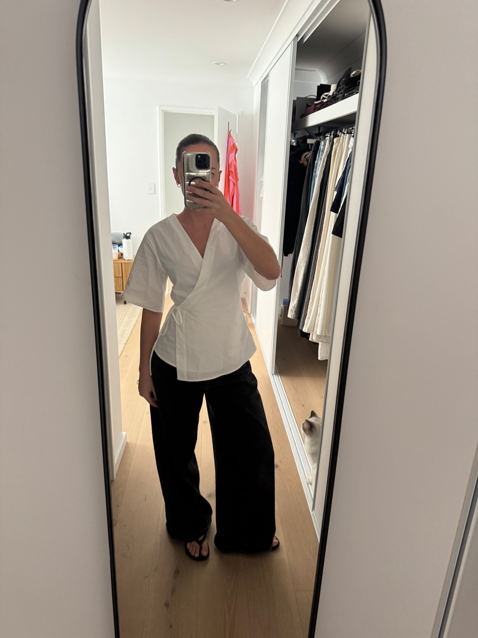 Jeans are a 8 and top is a 6