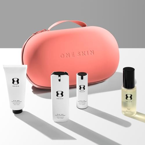 OneSkin OS-01 Peptide Mini Starter Kit - Skin Longevity Skincare Products, Developed by Scientists, For All Skin Types Including Sensitive Skin - Coral | Amazon (US)