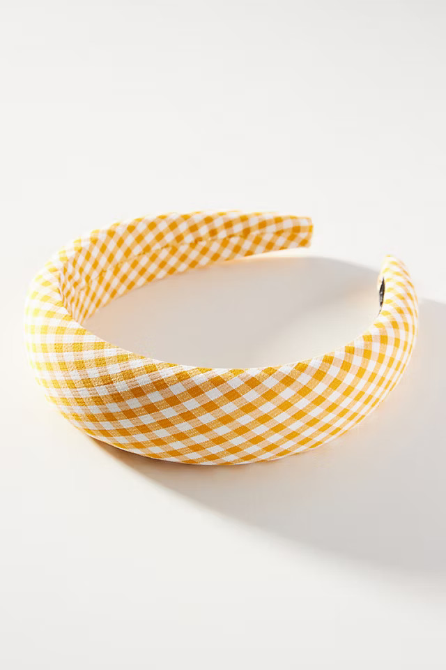 Puffy Gingham Headband | Anthropologie (US)