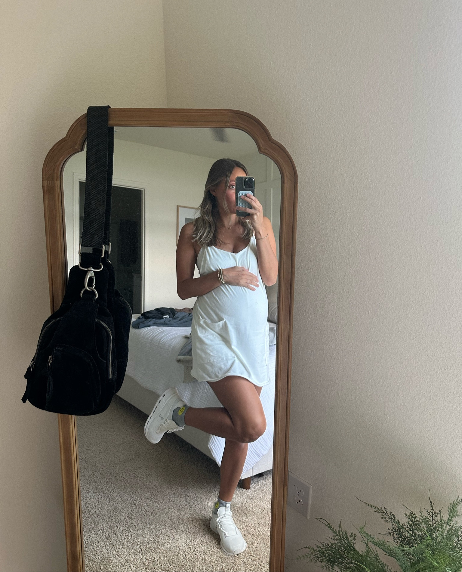 athletic dresses🤝🏼third trimester 

Athletic dress/ pregnancy/ bump 

#LTKBaby #LTKActive #LTKBump