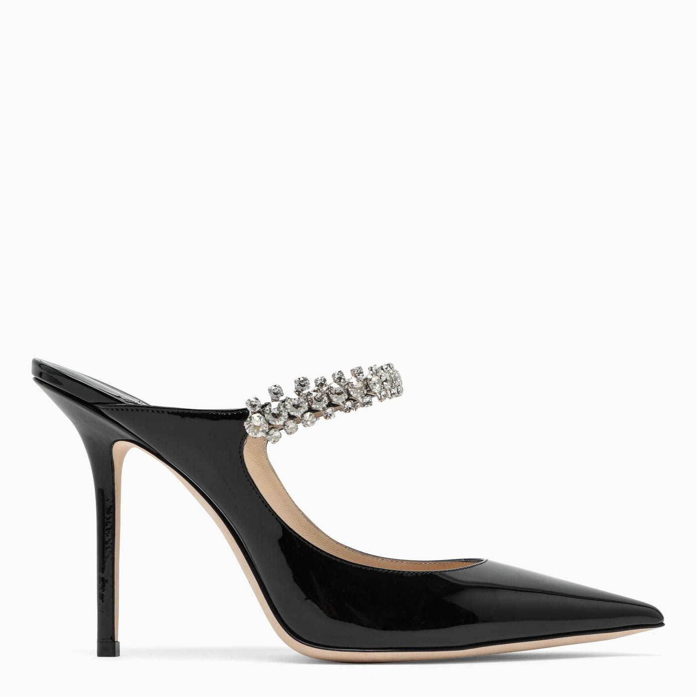Jimmy Choo Black Bing Pumps With Crystals | Italist.com US