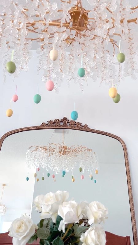 My Anthropologie mirror is the perfect backdrop for the Easter eggs hanging from my chandelier.

Anthropologie is included in the LTK spring sale happening now through March 11th! Pick up this fantastic mirror by copying the promo code: ANTHRO20


#LTKhome #LTKSpringSale #LTKVideo