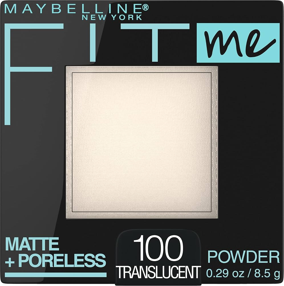 Maybelline Fit Me Matte + Poreless Pressed Face Powder Makeup, Translucent, 1 Count | Amazon (US)