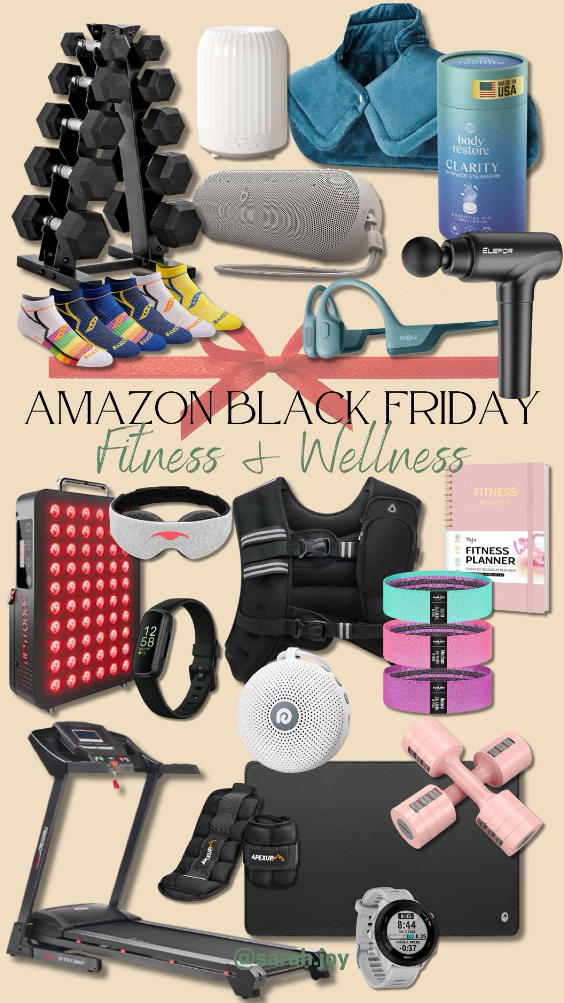Amazon Black Friday Fitness & Wellness

Sarah Joy, Amazon Deals, Gift Ideas, Health

#LTKGiftGuide #LTKCyberWeek #LTKSaleAlert
