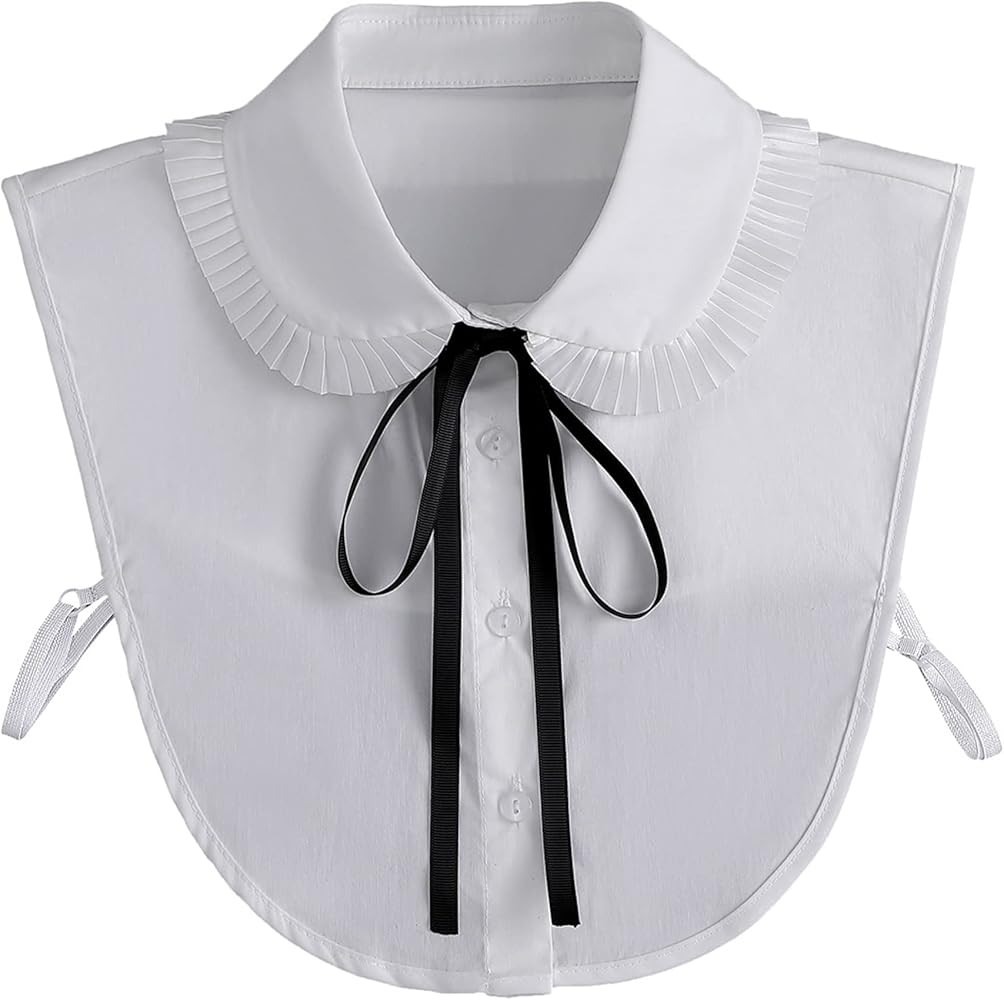 GUZOSJO Sailor Detachable Collar Shirt,Dickey Half Blouse False Collar for Lady Girls | Amazon (US)
