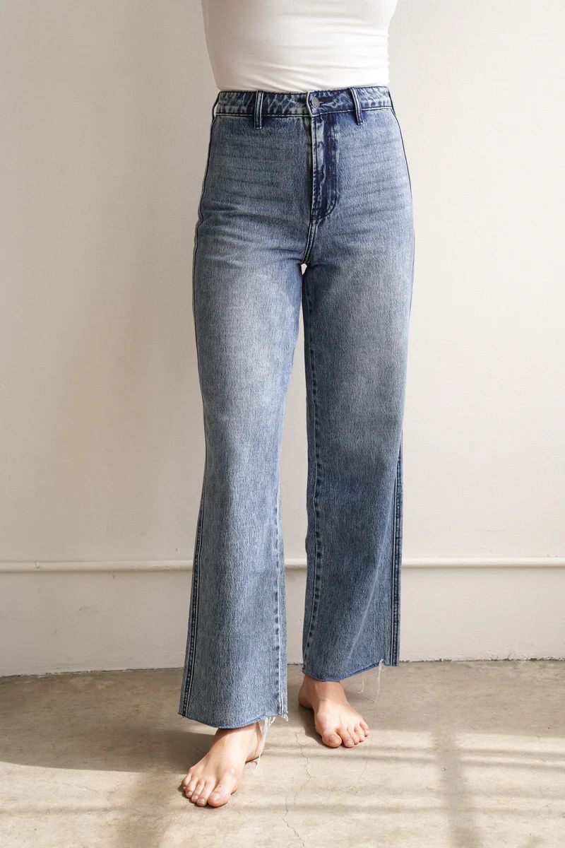 Jaymee Vintage Wide Leg Jeans | Carly Jean Los Angeles