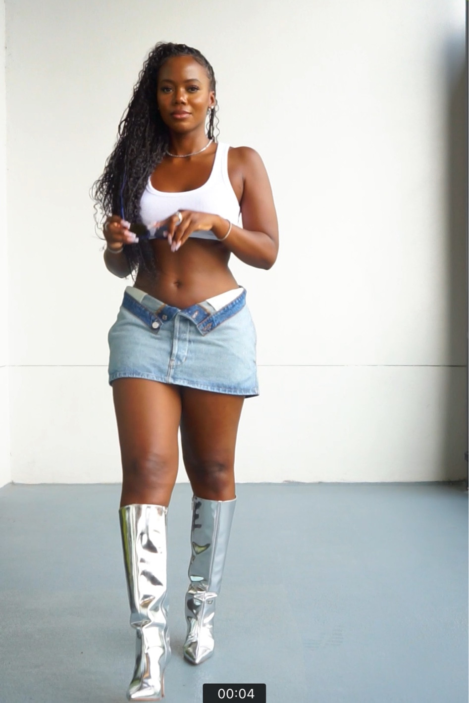 I love a non traditional denim mini skirt! The boots gave this look a fun flare. Boots are perfect for upcoming #renaissance tour stops

#LTKstyletip #LTKshoecrush