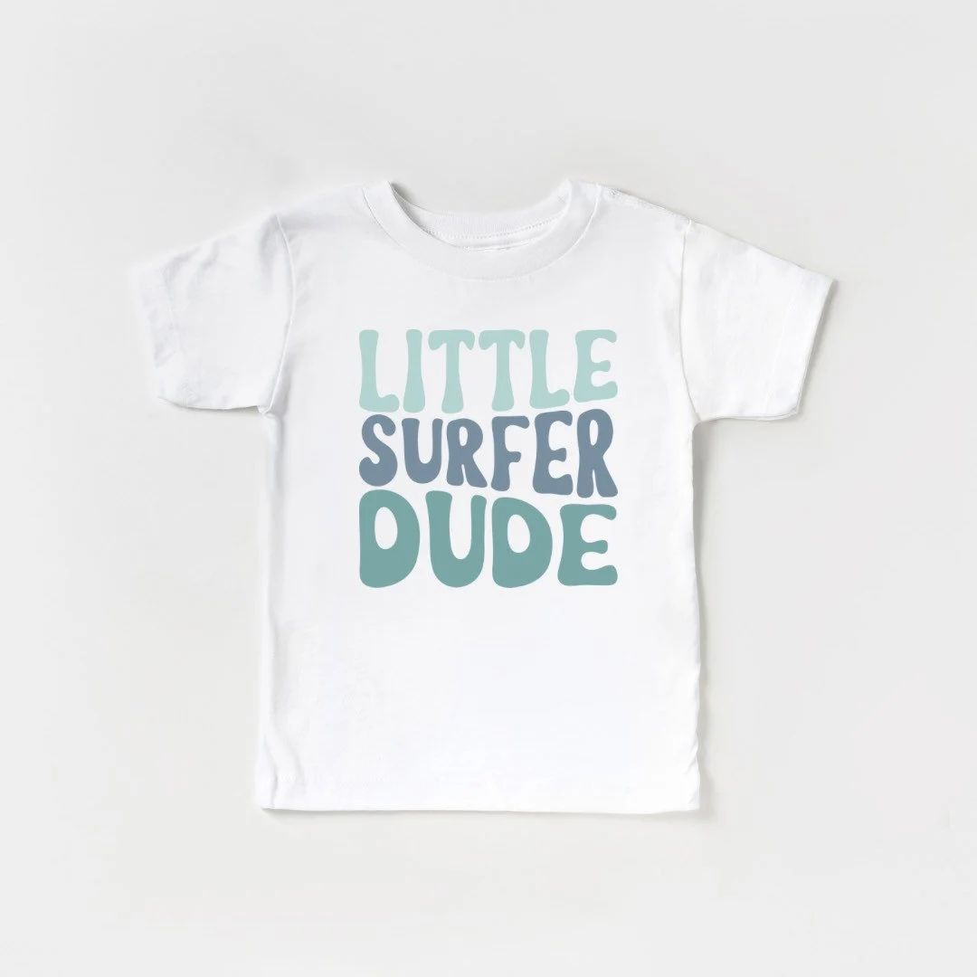 Little Surfer Dude Shirt / Surf Toddler Tee / Beach Kid Tee / Beach Kid Shirt / Surf Kid Tee / Be... | Etsy (US)