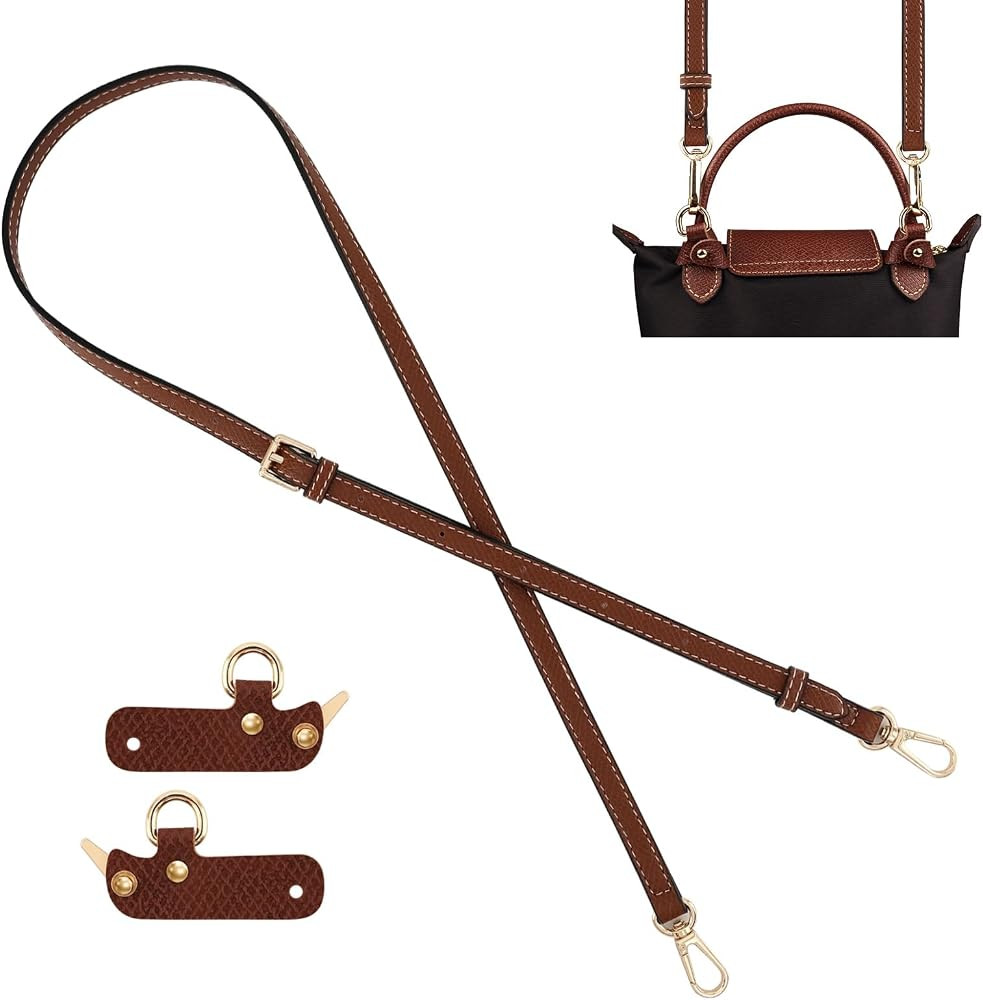 Strap Kit For Longchamp Mini Bag, Crossbody Strap, Handbag Replacement For Le Pliage Small Pouch,... | Amazon (US)